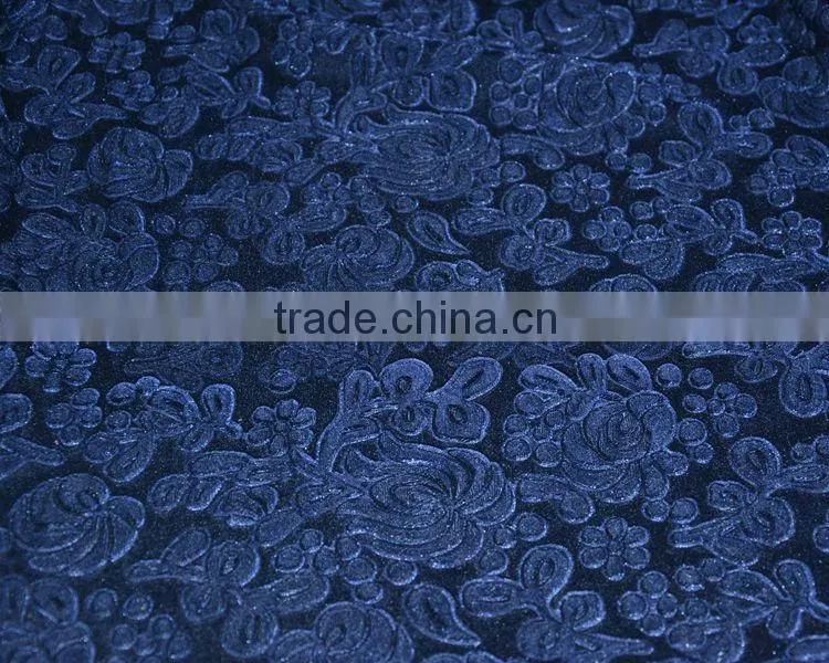 Jiufan Textile Ponti Flocked Fabric Polyester Spandex Roma For Lady's Sweater