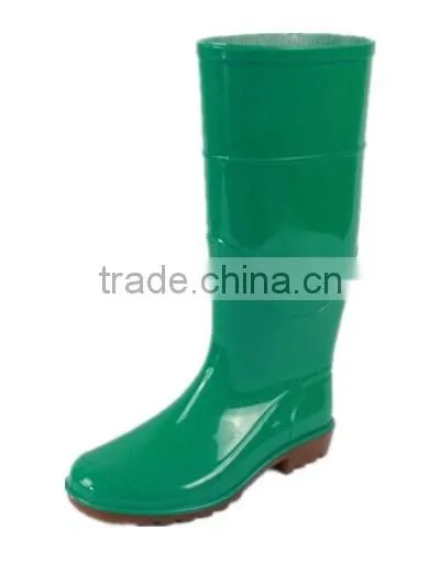 High quality fashion ladies pvc rain boots, pvc boots