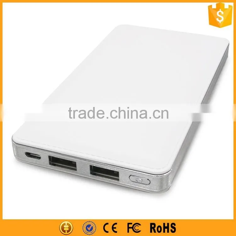 Alibaba Trade Assurance Slim 8000mAh rohs Power Bank