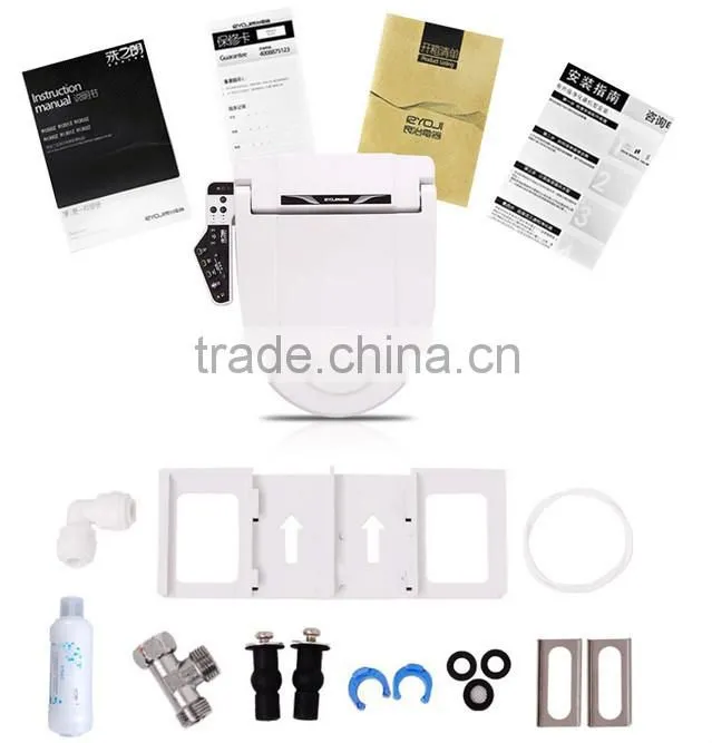 2014 top sales toilets seat with built-in bidet