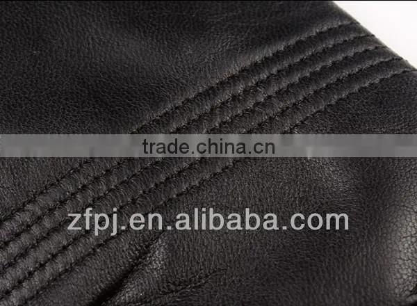 New lady screen-touch leather gloves