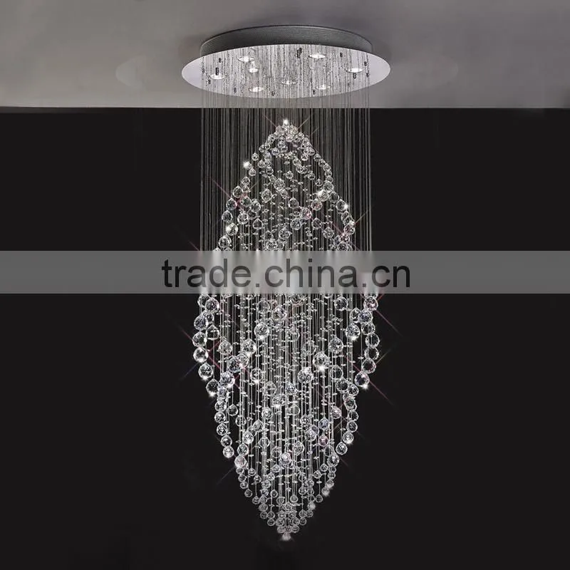 Crystal drops ceiling lamps to chandeliers from Guzhen 92041