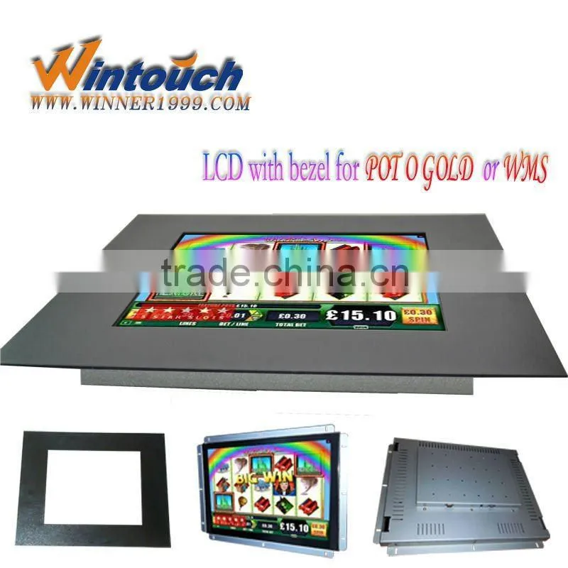 17inch open frame lcd IR touch monitor use for POG WMS game