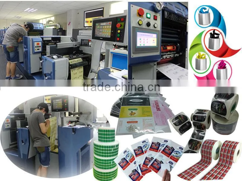 Colorful PVC stickers die cut stickers vinyl sticker in roll