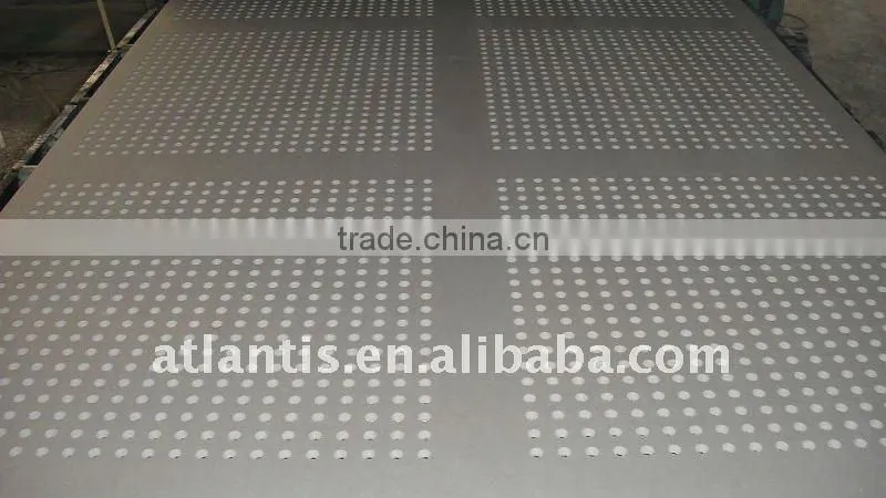 Acoustic! plasterboard gypsum board