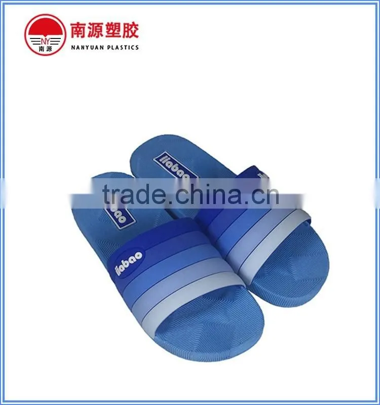 PVC rainbow strap fashion slipper for lady