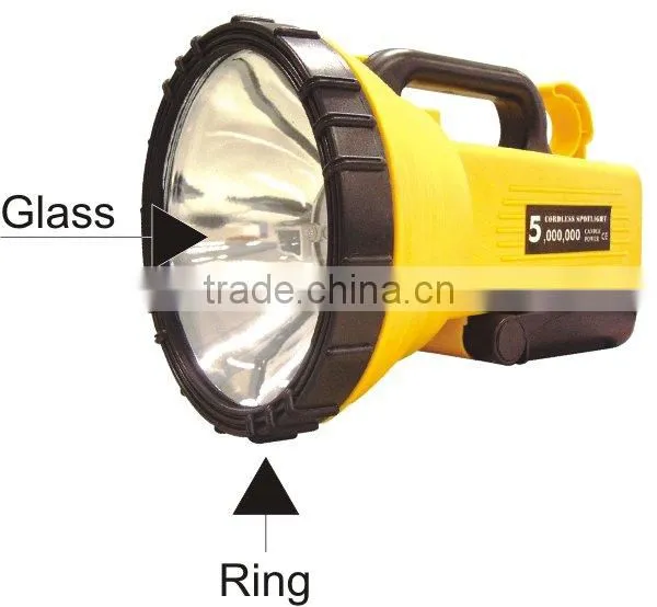 Emergency rechargeable 1 mil portable spotlights with ce approval