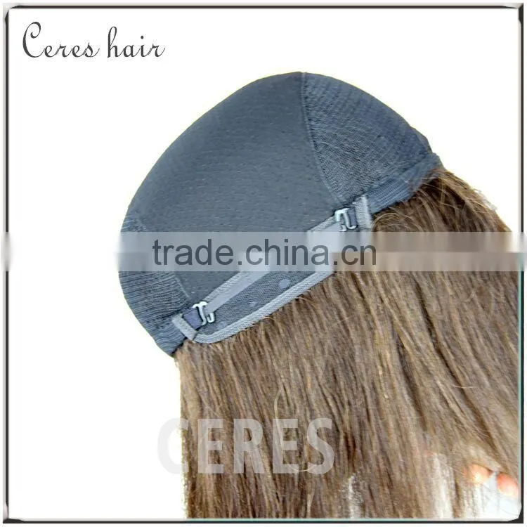 shoulder length new arrival style dark blonde color silk base human hair full lace wig