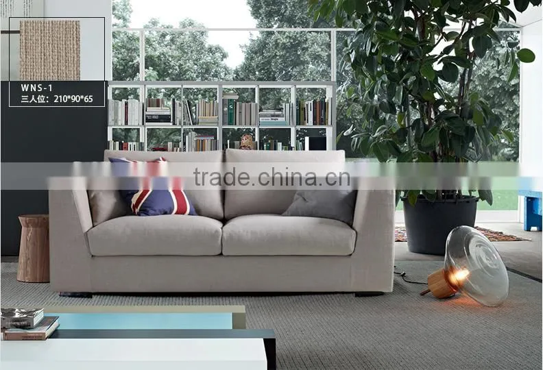 Puket Fashion Fabric Solid wood legs Feather Sofa