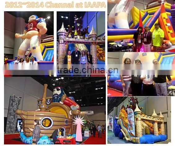 Giant commercial spiderman inflatable dry slide for kids and adults