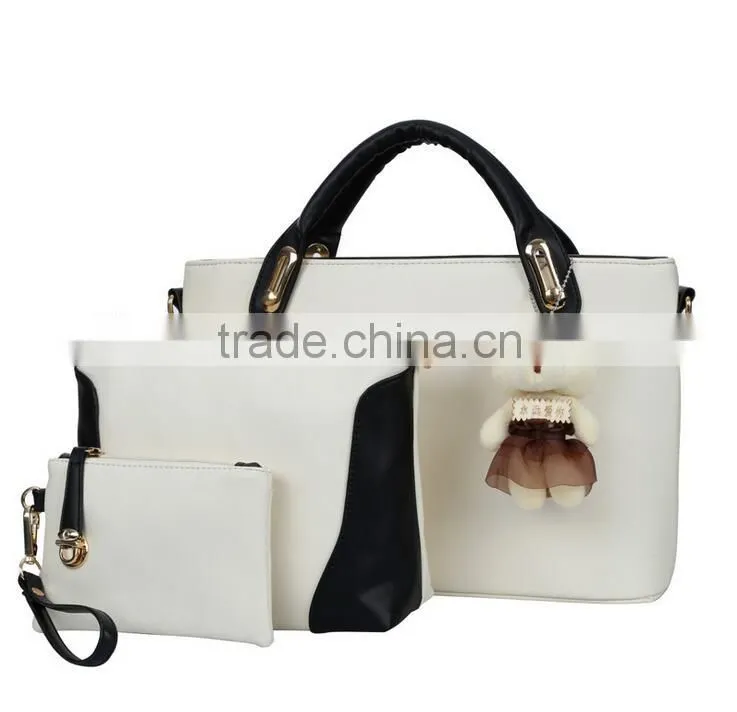 Fashion hot sale PU ladies handbag bags handbag tote bag