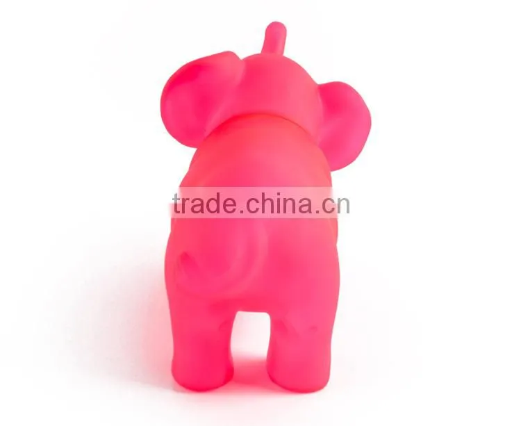 Most hot selling vinyl toy elephant rubber toy for baby