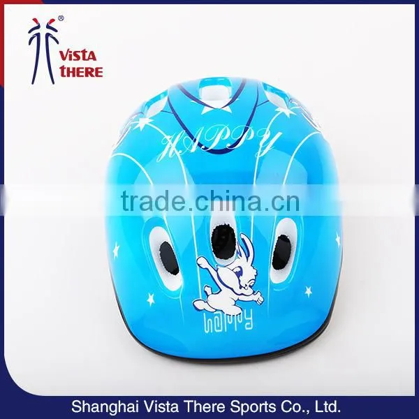 Wholesales high quality low price China factory cartoon logo bike helmet for kids