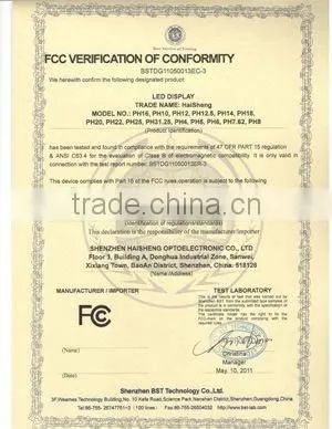 hsgd led display curve led display screen with CE certificate