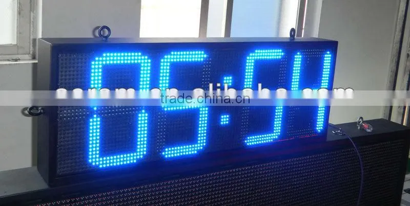 10'' Led Time And Temperature Sign Board
