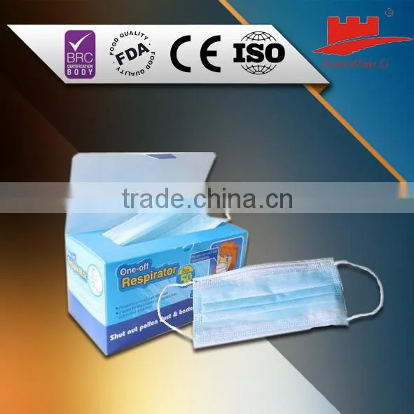 Dental Clinic Disposable Face Mask / Earloop Face Masks