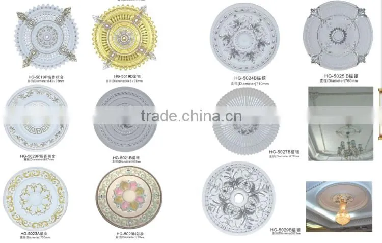PU ceiling moulding/Home & interior decorative moulding/ pu lamp holder