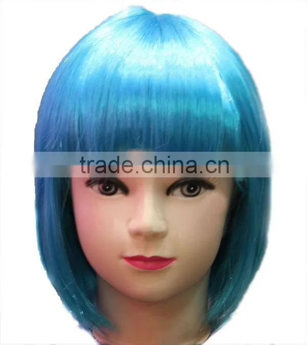 purple Colorful Women Short wig Fancy Dress Wigs BOB wig