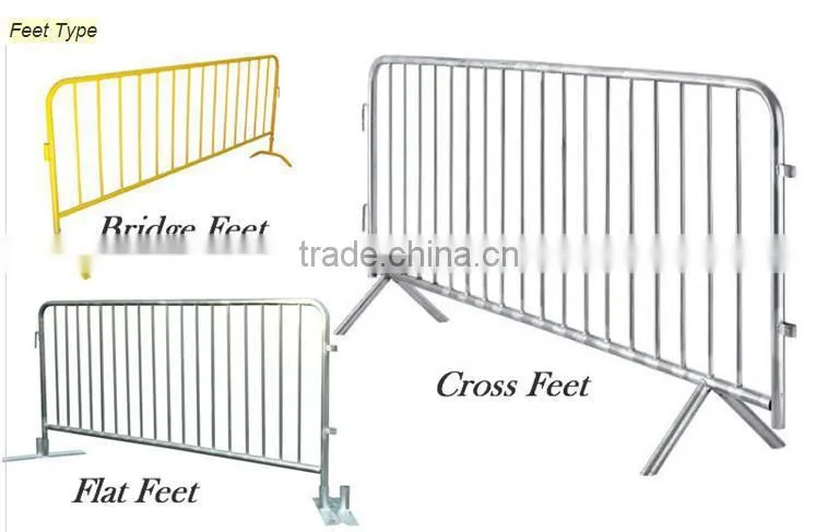 2 meters * 1 meter safety road barrier crowd control barrier traffic barrier for sale