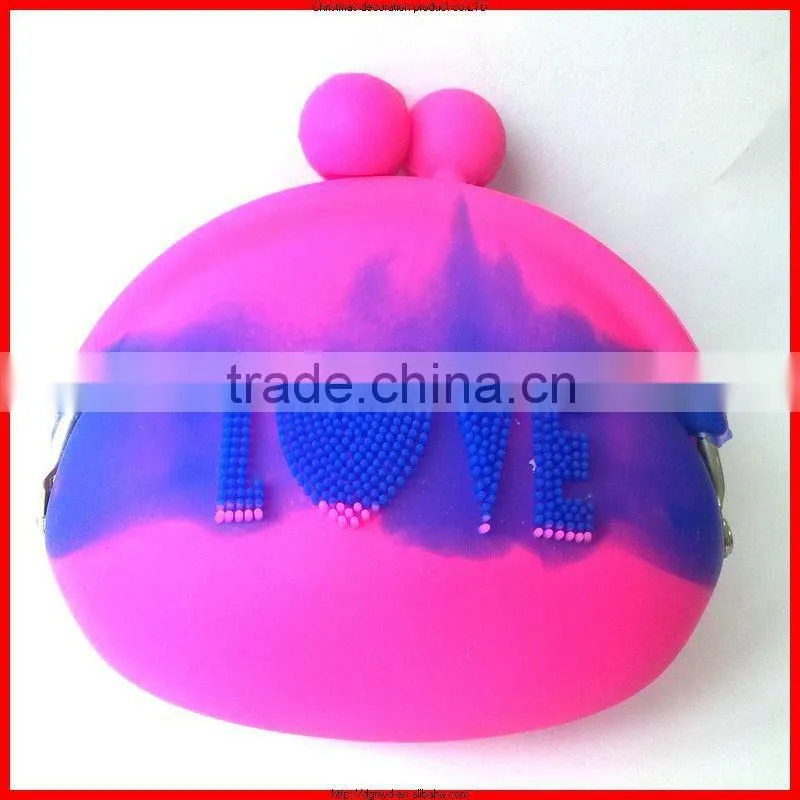 Creative silicone coin wallet silicone wholesale handbag china