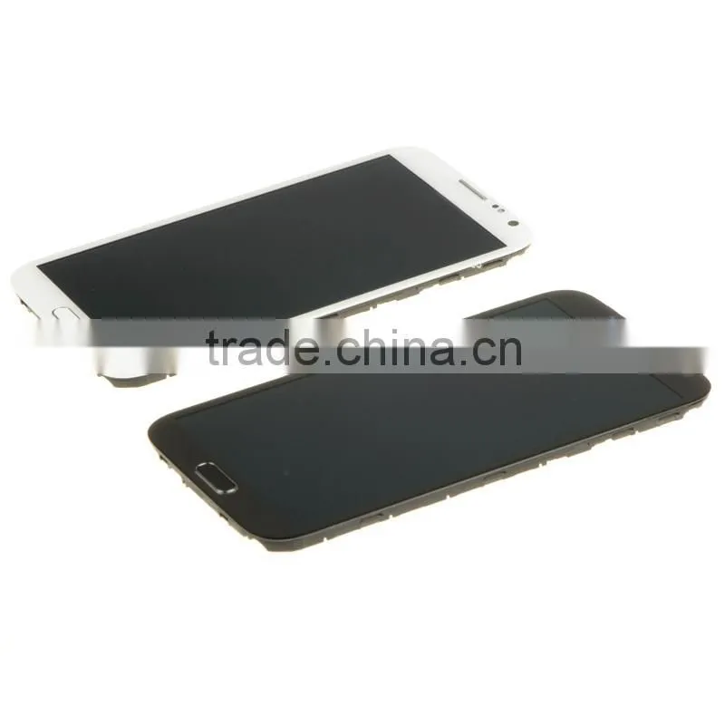 hotsale Large discount touch screen display assembly for sam-sung gal-axy N0TE 2 N7100 with frame