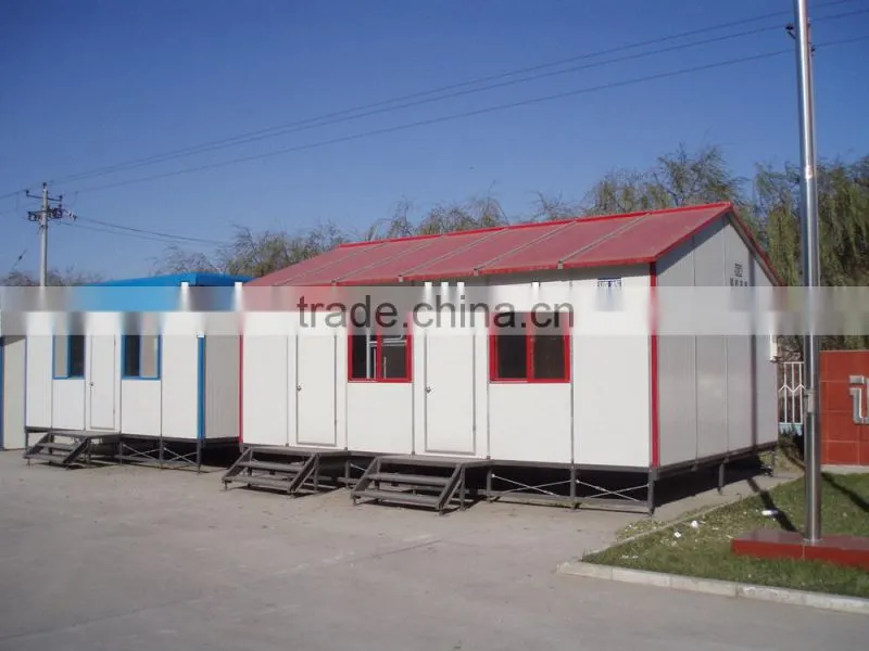 Site serving Prefabricated House for humid camp site ,building construction projects in Equatorial Guinea