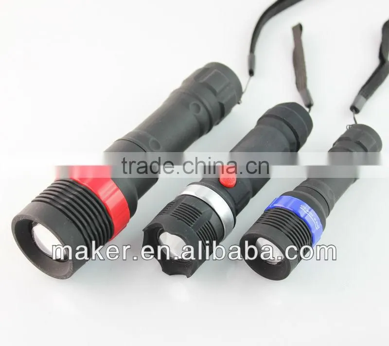 NPFN 1057 1W Zoom Adjustable Plastic Torch
