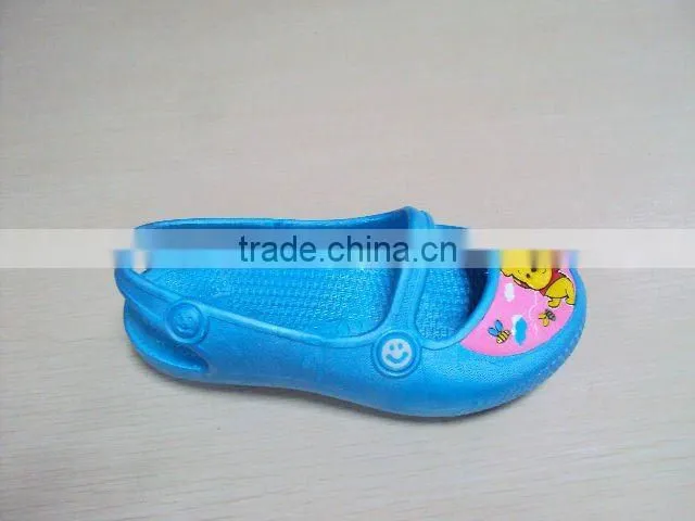 Kids cute upper printing EVA clogs