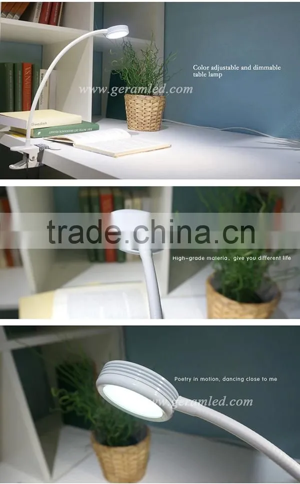 Desk Light Contemporary, LED Reading Lamps, Clamp Desk Light