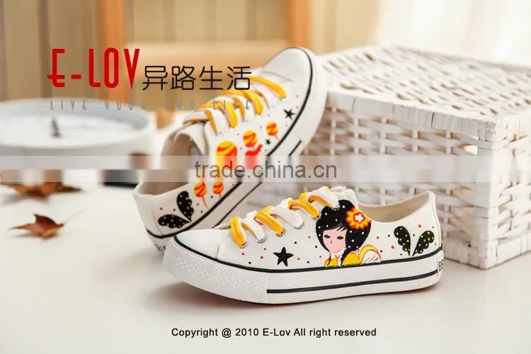 Hot sales high quality new canvas shoes pattern