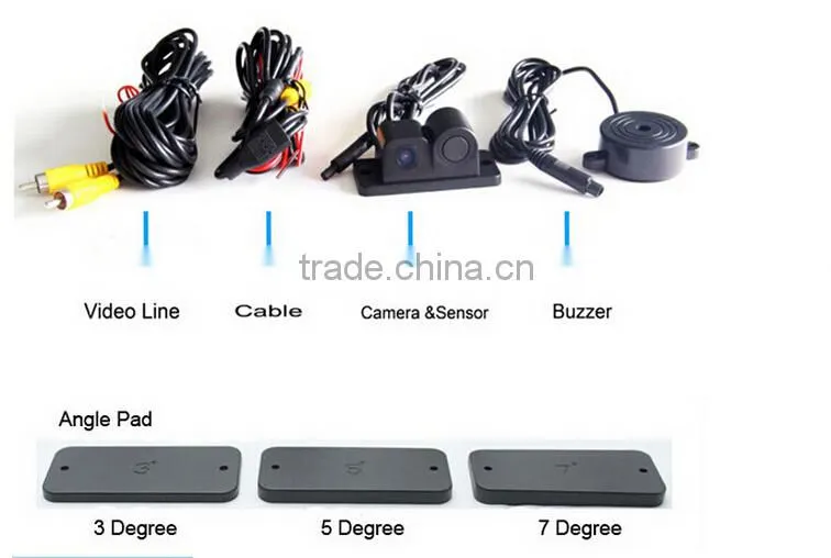 2 in 1 car reverse parking sensor with LCD display(FBELE)