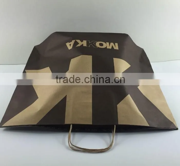 100% recycle twisted handle bag