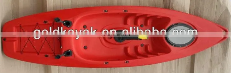 single sit on plastic kayak,plastick boat