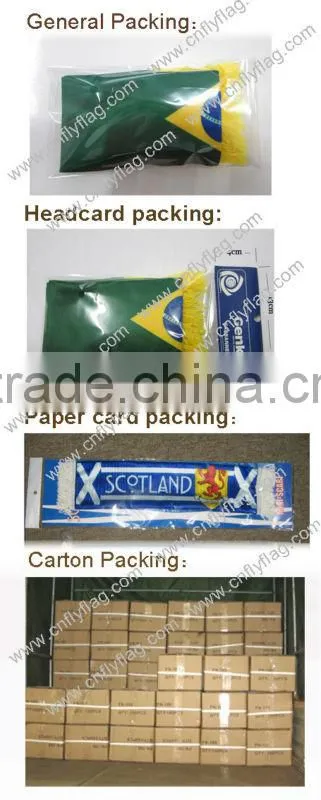 Cheap new arrival mini fan football scarf