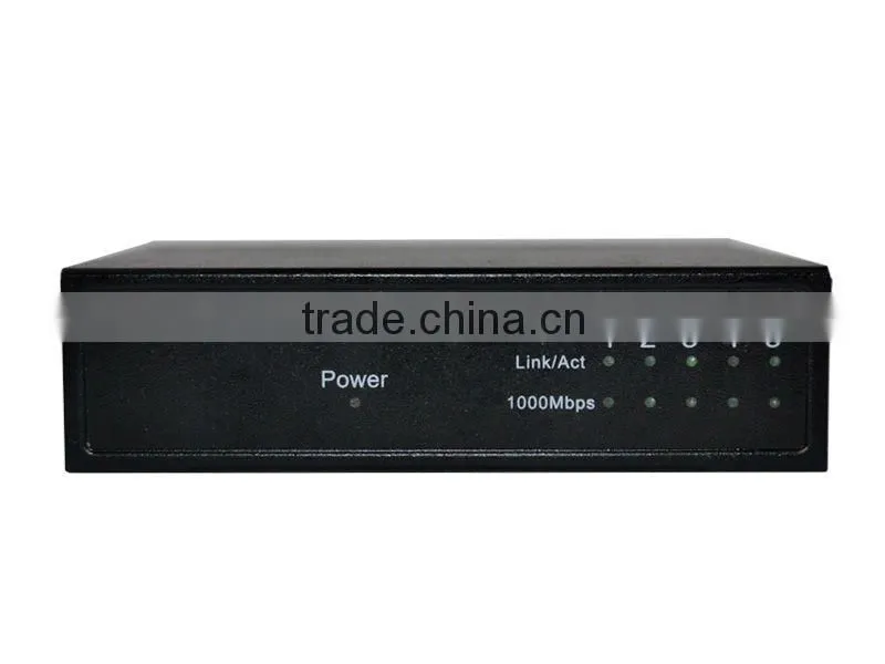 Mini size 5 port 10/00/1000M Gigabit Ethernet Switch