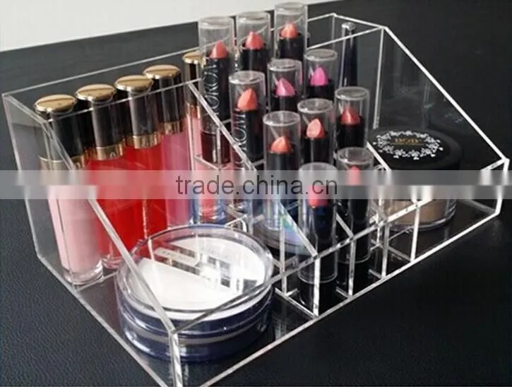 Girl's Plexiglass Storage Box Cosmetic Organizer Tray