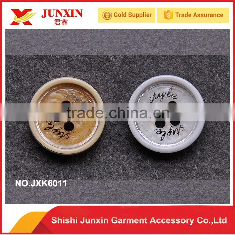 Polyeaster Shirt Buttons,plastic resin button for clothing