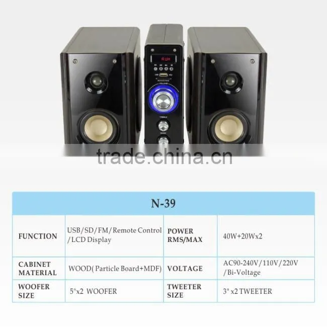 Stereo 3.1 multimedia speakers system