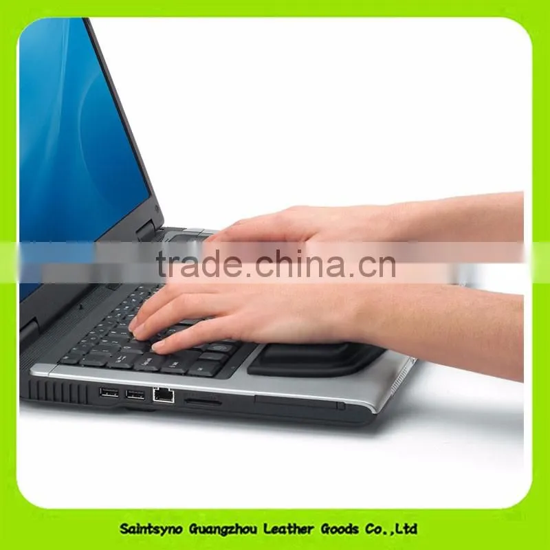 16018 High grade leather mouse pad with writing pad for wholesale
