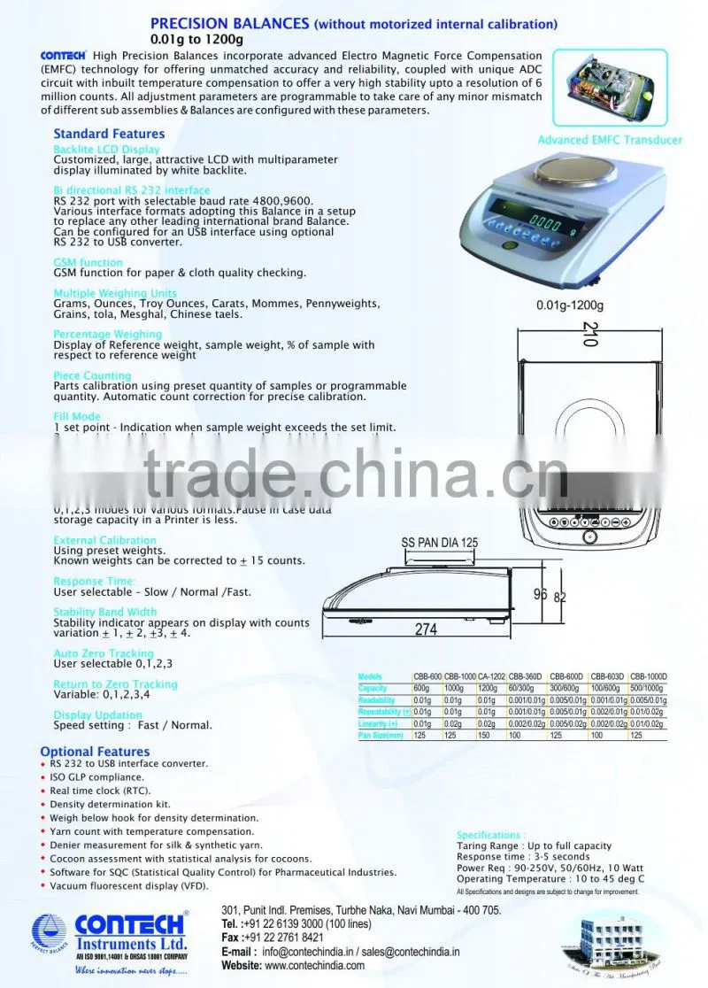 Precision Balance Manufacturer