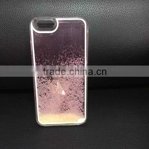 for iphone 6/7 clear quicksand case