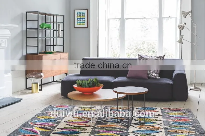 Home furniture living toom marble table top mtetal base movable side table