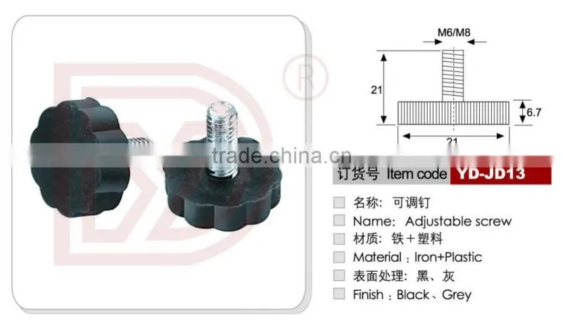 20mm adjustable glide feet/furniture parts