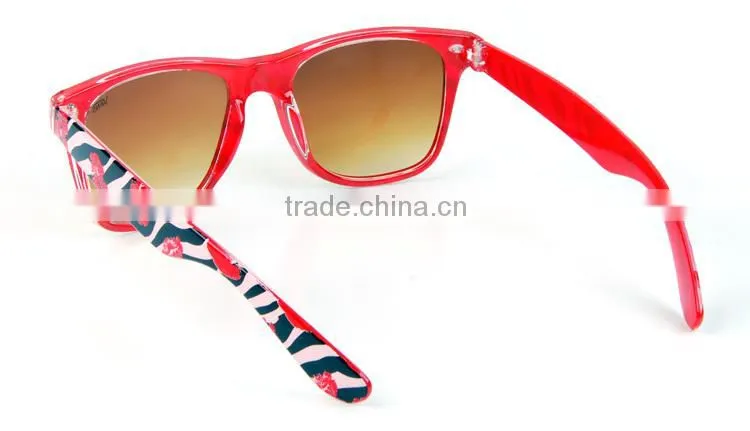 sun glasses UV400 for Flower custom color print eyewear