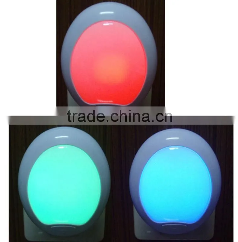 LED color changing night lights with BS, CE, ROHS