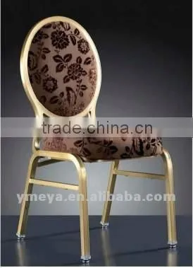 Wholesale luxury stackable metal hotel wedding chair antique banquet chair