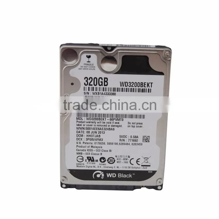 Alibaba stock 7200rpm 320gb 2.5 sata hdd