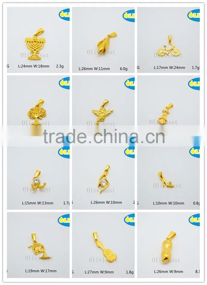 Olivia 2016 New Fashion Modern 316 Stainless steel Cast Metal High-heeled shoes Pendant