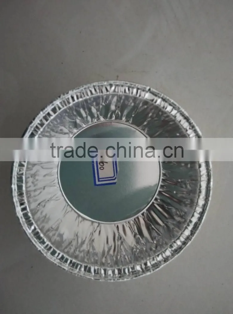 Aluminum foil food container of various sizes