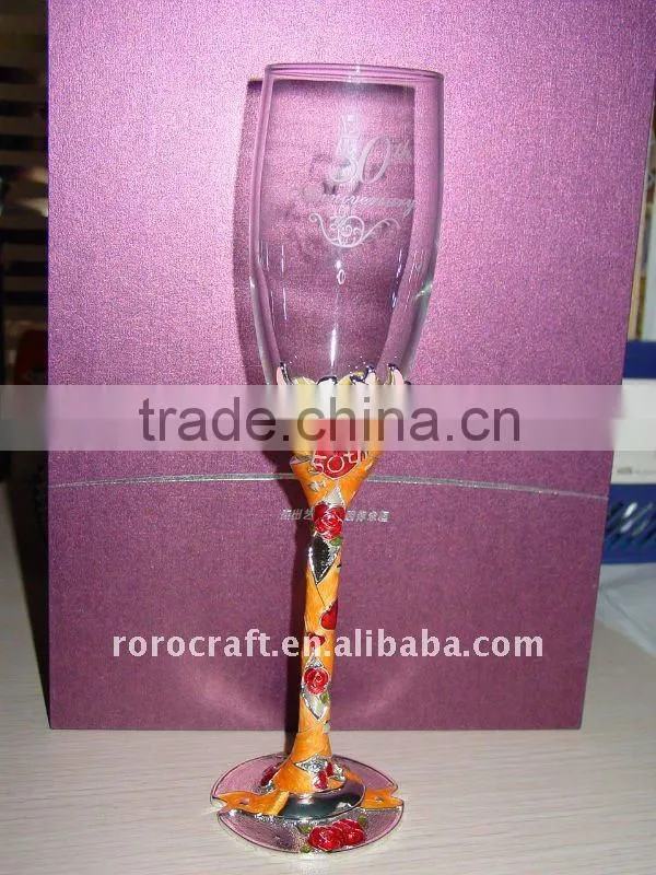 40th birthday champange flute